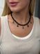 Choker necklace "Sunny colors" black
