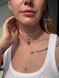 Brass pendant "And you are my heart" with a blue center 828 photo 2