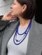 Braided lariat harness in blue 637 photo 1