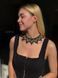 "Anna" black with white and gold pattern 944 photo 3