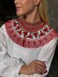 Necklace "Rose flower" red color 2386 photo