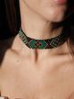 Silyanka "Lesi Ukrainky" in green and chocolate shades 986 photo