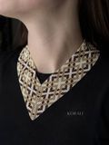 Кутовий гердан "Магія ліній" бежевий 2098 фото