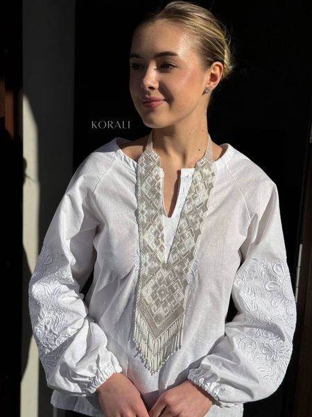 Necklace "Stefania" white 2199 photo