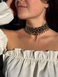 Silyanka "Serpanok" is black with beige splashes