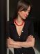 Necklace "Flowering Soul" red 2397 photo 5