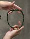 Black and green snake necklace 1051 photo 6