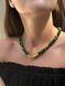 Black and green snake necklace 1051 photo 5