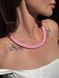 Set "Marevo" harness and bracelet pink 873 photo 6