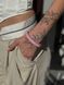 Set "Marevo" harness and bracelet pink 873 photo 4