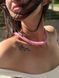 Set "Marevo" harness and bracelet pink 873 photo 10