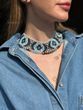 Silyanka "Camellia" in shades of blue 719 photo