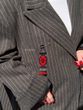 Cotillion "Lviv Patterns" transparent with red and black pattern