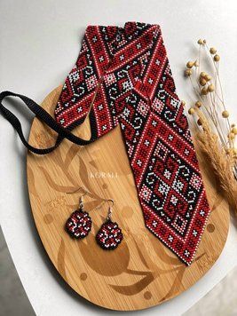 Set of necklaces "Palagea" without earrings and necklaces 956 photo
