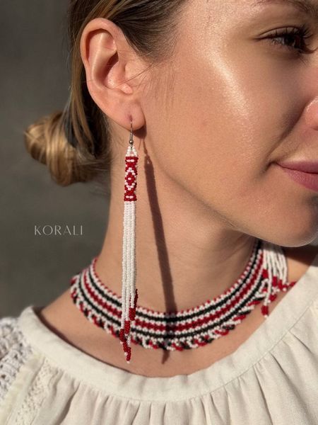 Set "Ornament of Being" bracelet and earrings 615 photo