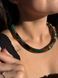 Necklace-harness "Snake" emerald 1053 photo 1