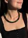 Necklace-harness "Snake" emerald 1053 photo 2