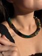 Necklace-harness "Snake" emerald 1053 photo