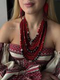 Set of natural stone bracelet and earrings 2170 photo