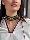 Ribbon necklace "Primrose" 277-1 photo
