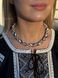 Necklace "Silk" in gray tones 1167 photo 1