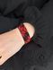 Bracelet "Zori" black with red 448 photo 1