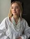 Set of white multi-row beads and white "Corals" necklace 2072 photo 7