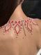 Silyanka "Oh, Marichko" white with a red and milky pattern 2400 photo 4