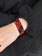 Bracelet "Zori" black with red 448 photo