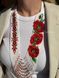 Circular necklace "Poppy pattern" 914 photo 1