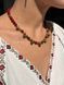 Necklace-choker "Legit" made of natural stones with rustles 2301 photo 4