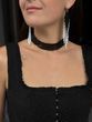 A set of black amulet "Amulets" and earrings 243 photo
