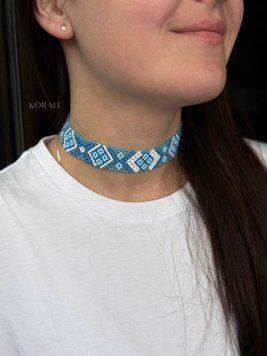 Silyanka "Lesia Ukrainka" in shades of blue 957 photo