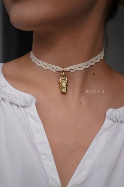Pendant "Motanka" brass 2303 photo