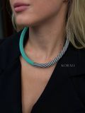 Necklace "Tandem" made of Czech beads 2402-1 photo