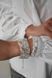 Set "Rose Blossom" ribbon necklace and bracelet 131-2 photo 6