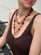 "Honey Glow" necklace made of natural stones 2304 photo 6