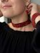 Set of earrings, necklaces and set "Ruta" choker, bracelet 208-5 photo 5