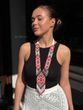 Necklace "Valeriya" red and white 2504 photo