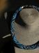 "Svarga" blue and gray harness necklace 337 photo 5