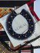"Vechornytsy" silk scarf with blue pattern 2046 photo 6