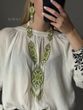 Necklace "Valeriia" green 985-1 photo