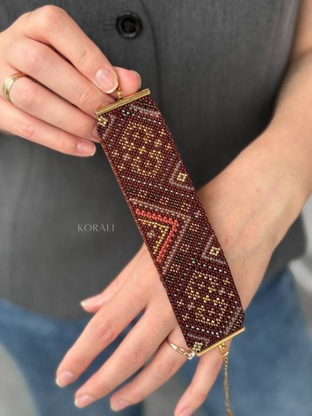 Браслет широкий "Стихія" з кишенькою 751 фото