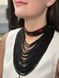Set of necklace "Corals" and choker "Poltava Roses" 1013 photo 1
