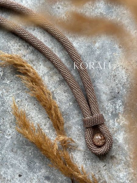Harness necklace "Marevo" with a pebble 2 photo