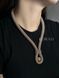 Harness necklace "Marevo" with a pebble 2 photo 1