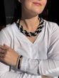 Set "Starry Nebula" necklace, harness and bracelet