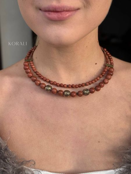 Necklace "Star" made of natural stones 2048 photo