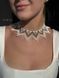 "Anna" white with gold pattern 1019 photo 3