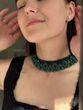 Sylianka "Honey dreams" is black with emerald splash